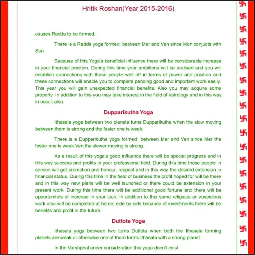 Varshphal Horoscope Platinum - Image 8