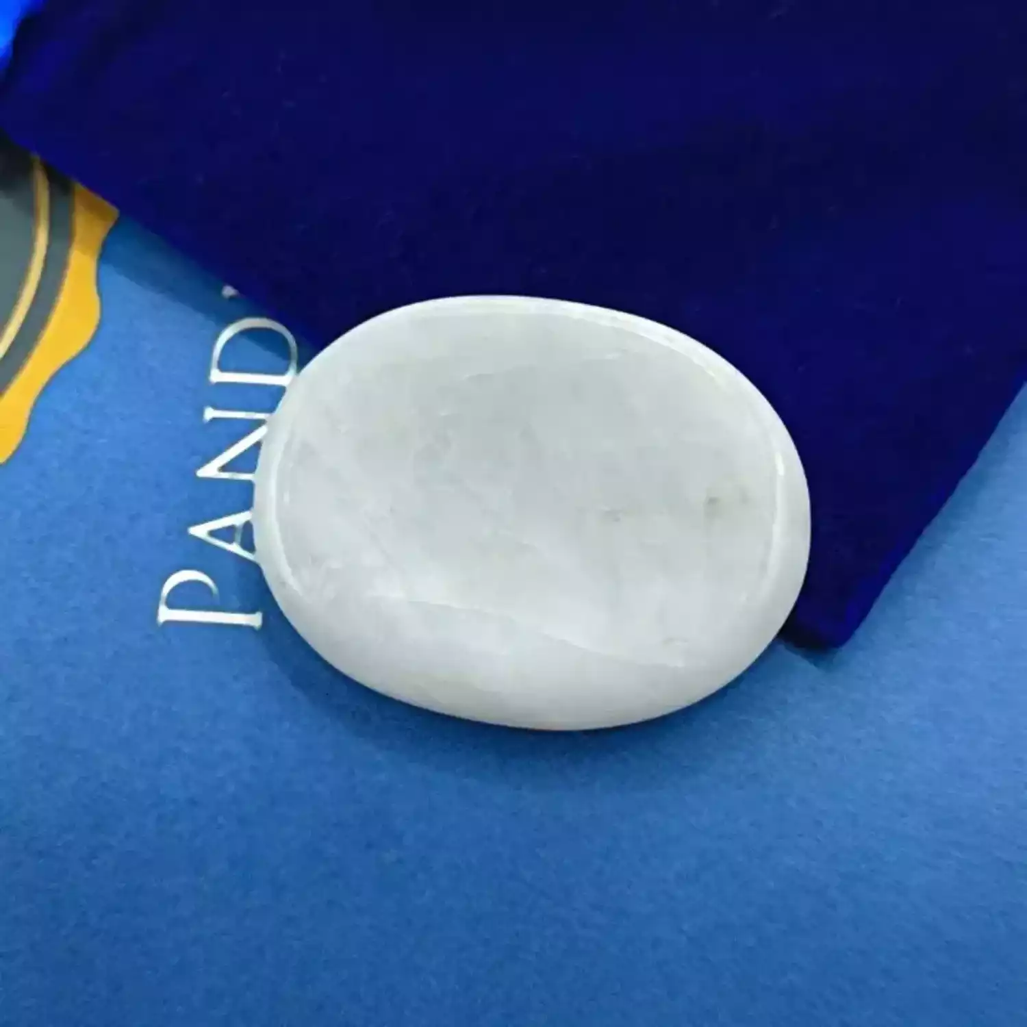 White Hakik Worry Stone - To Be Divine & Remove Irritations - Image 3