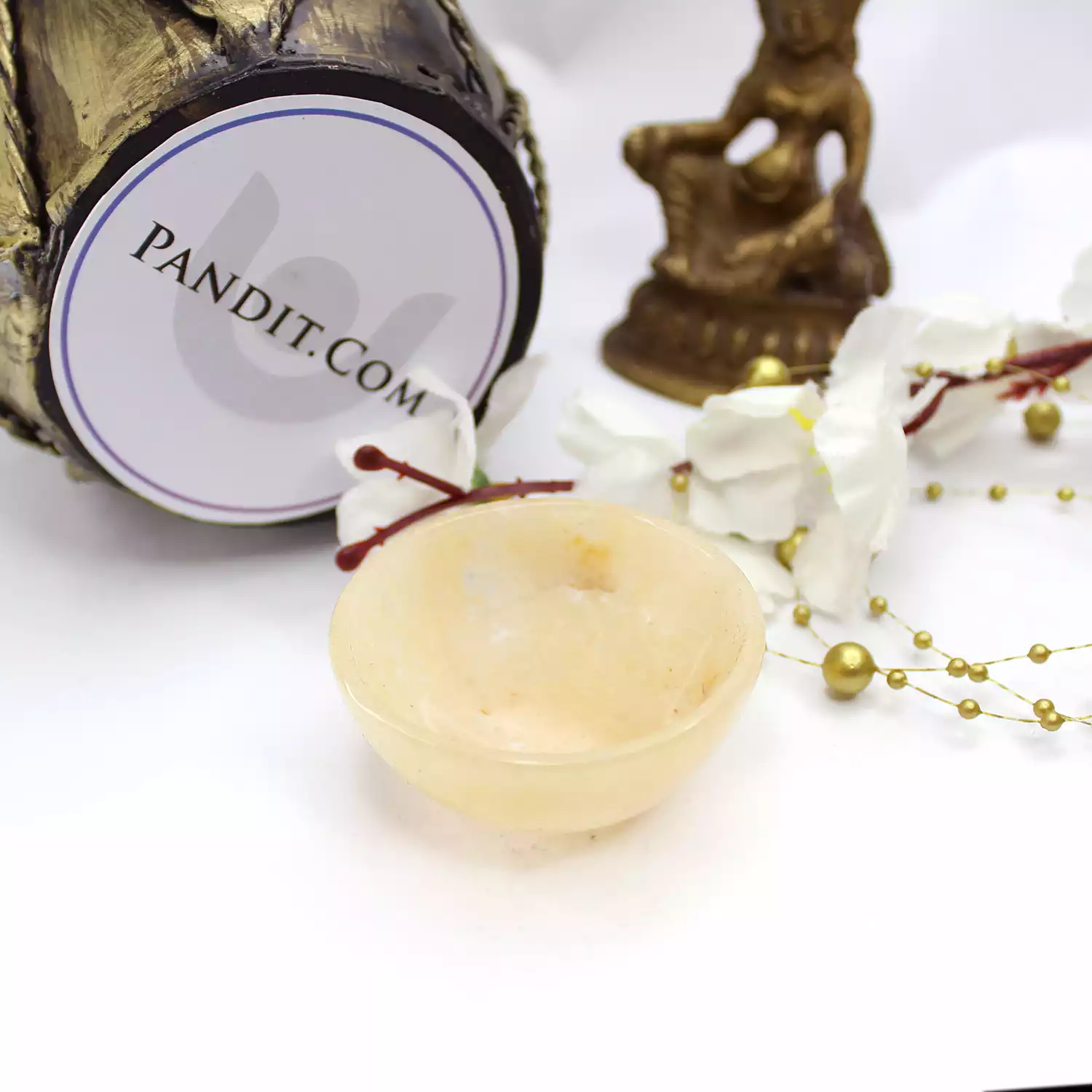 Yellow Aventurine Bowl - For Prosperity & Balancing Energy - Image 3