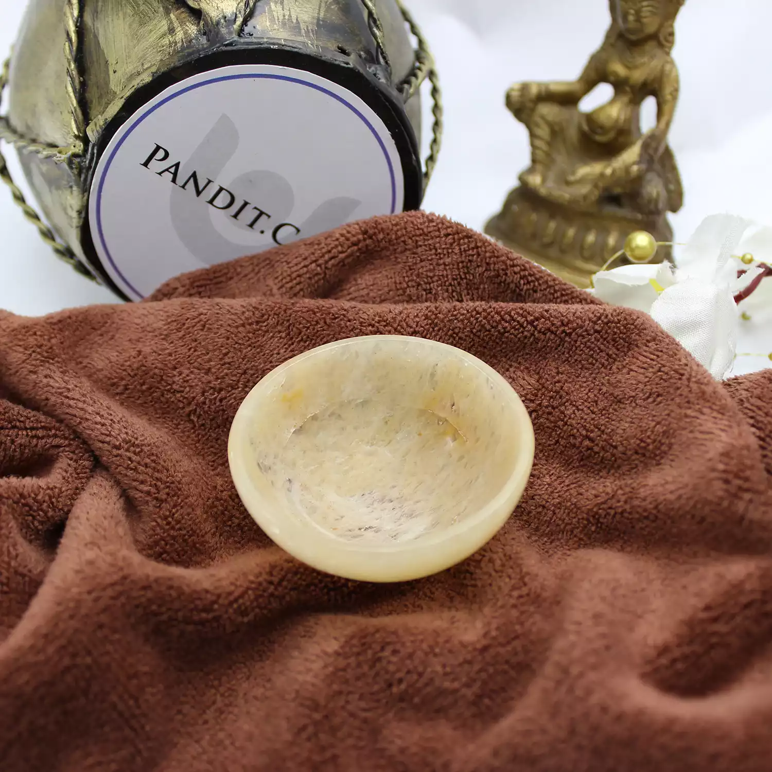 Yellow Aventurine Bowl - For Prosperity & Balancing Energy - Image 4