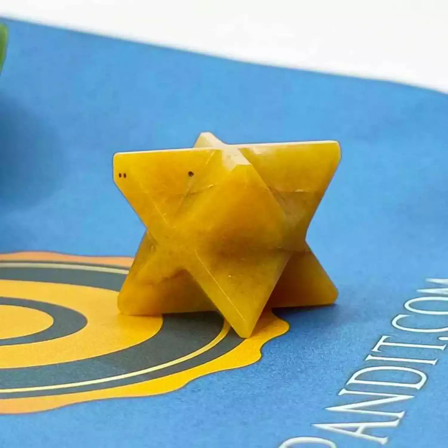 Yellow Aventurine Merkaba Star - For Growth & Manifestation - Image 5