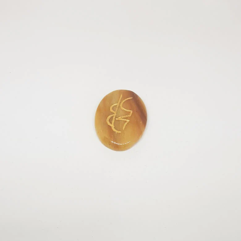 Yellow Aventurine Reiki Symbol Healing Stones Set - For Hope - Image 4