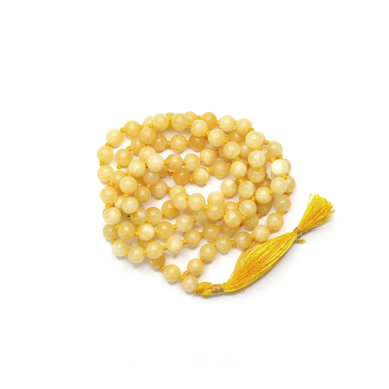Yellow Calcite Mala - Give Higher Position & Shower Abundance - Image 4