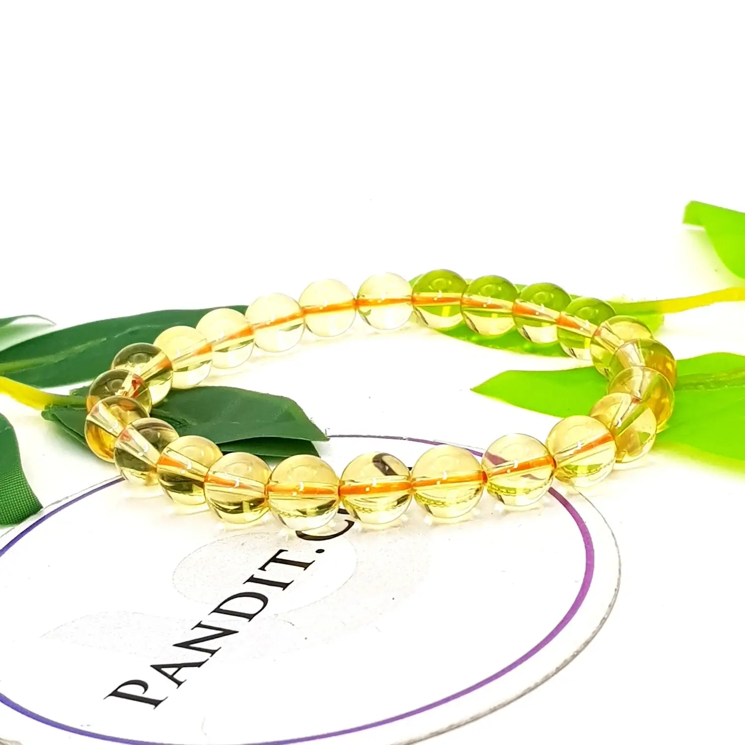 Yellow Citrine Bracelet - For Good Health and Fortune - Image 3