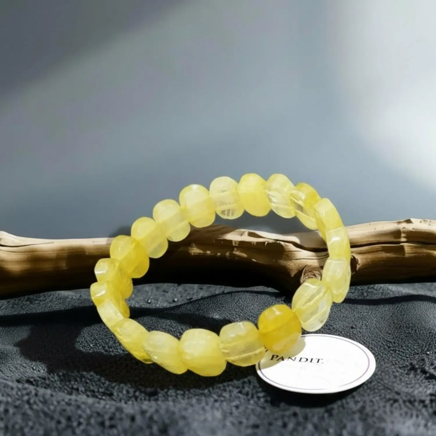 Yellow Citrine Oval Faceted Bracelet - Image 4