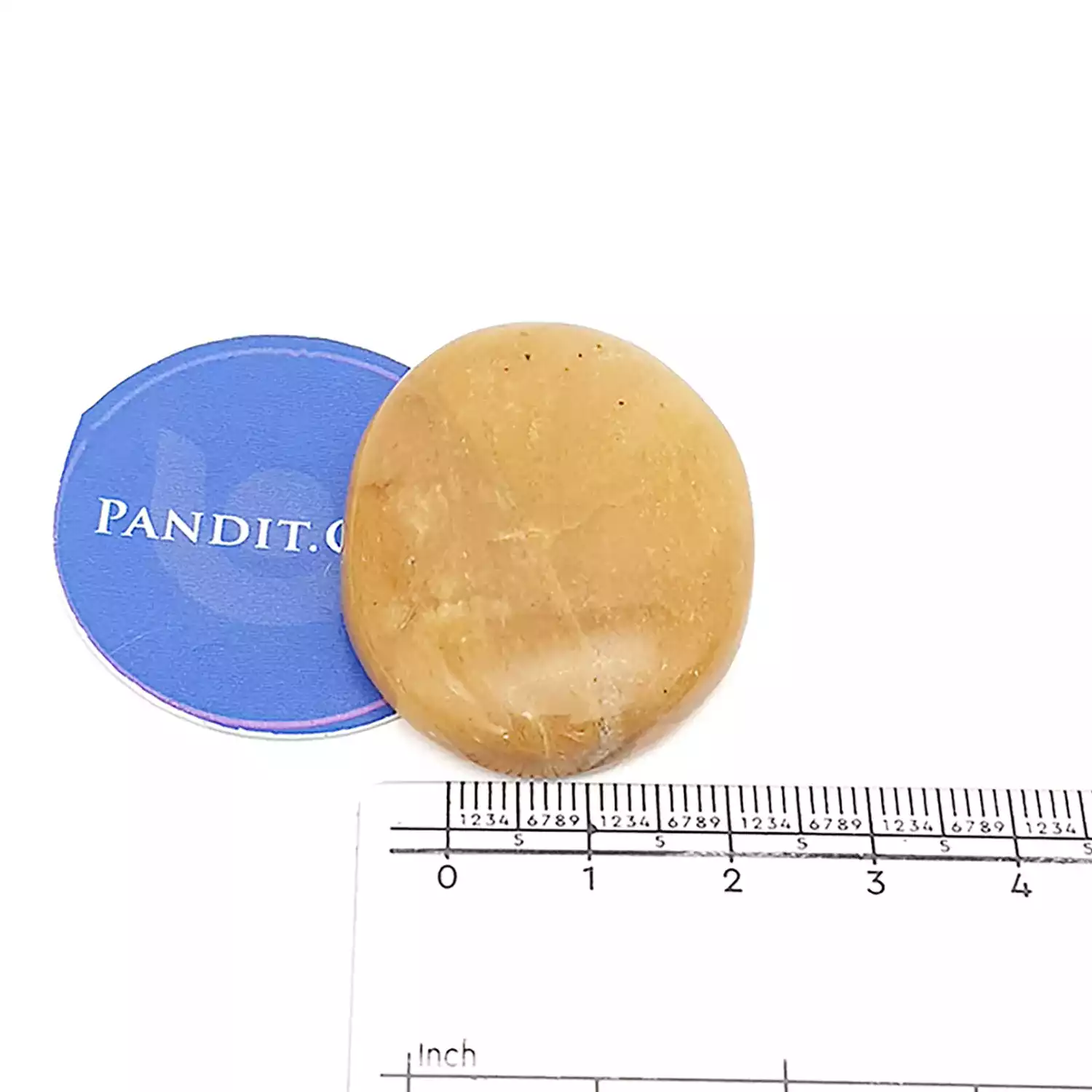 Yellow Jasper Worry Stone - To Kill Hesitation & Anxieties - Image 5