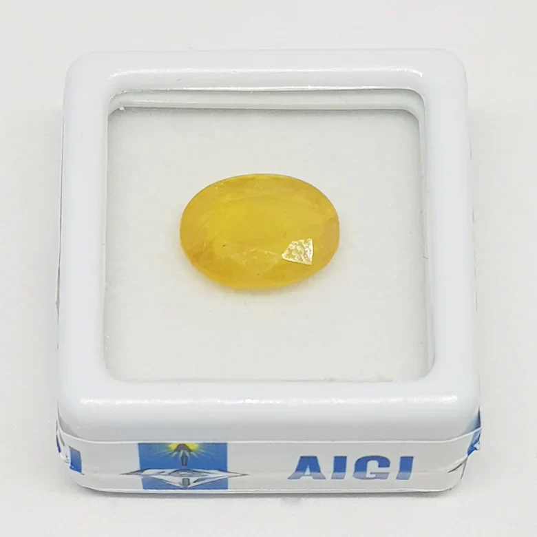 Yellow Sapphire Gemstone (Pukhraj Gemstone) - To Enhance Luck - Image 7