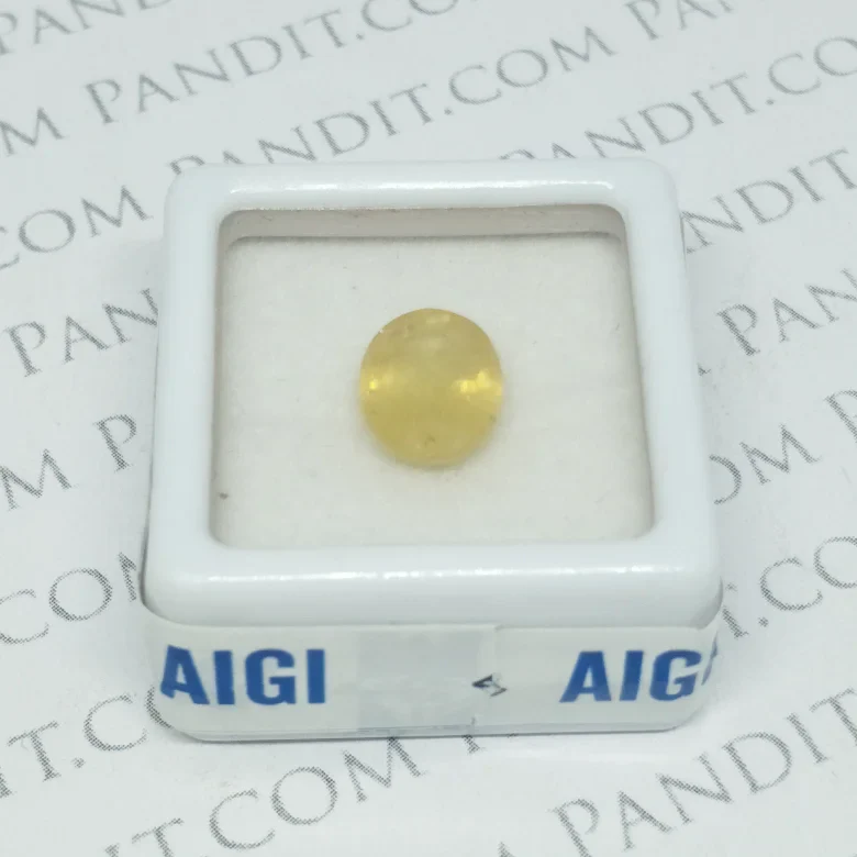 Yellow Sapphire Gemstone (Pukhraj Gemstone) - To Enhance Luck - Image 8